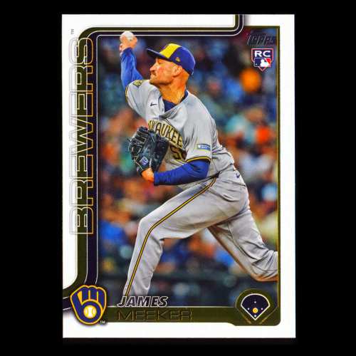 James Meeker RC 2025 Topps Update Rookie Brewers