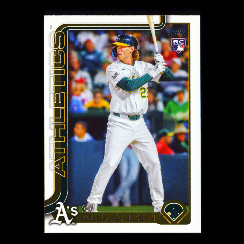 CJ Alexander RC 2025 Topps Update Rookie Athletics