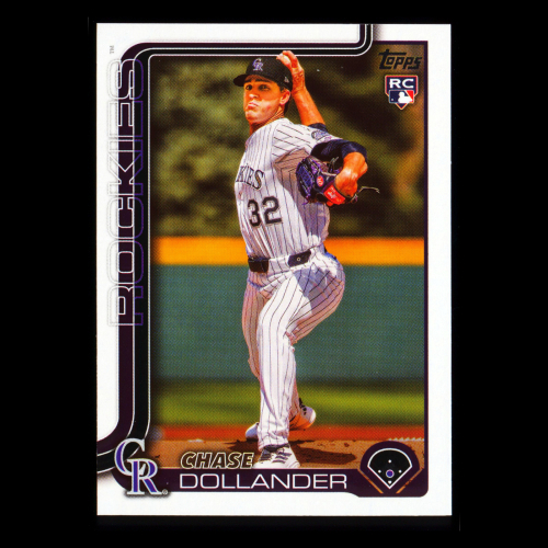 Chase Dollander RC 2025 Topps Update Rookie Rockies
