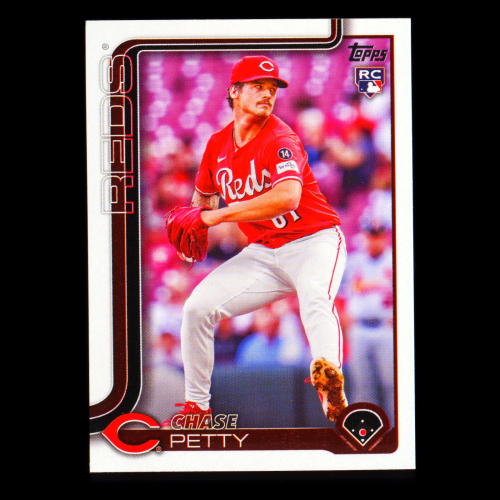 Chase Petty RC 2025 Topps Update Rookie Reds