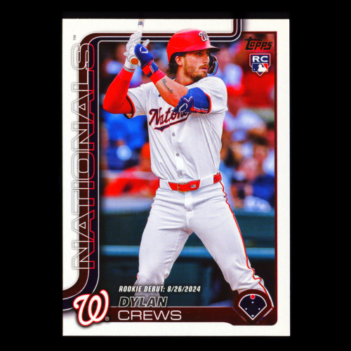 Dylan Crews 2025 Topps Update Rookie Debut Nationals