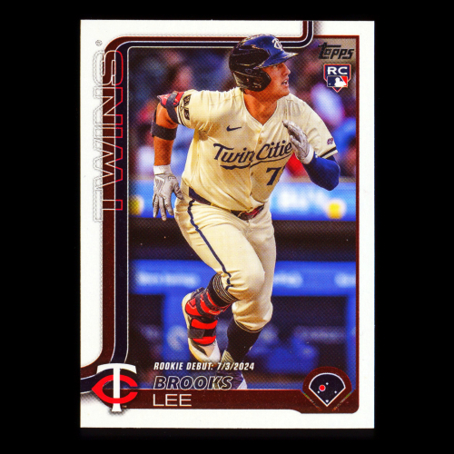 Brooks Lee 2025 Topps Update Rookie Debut Twins