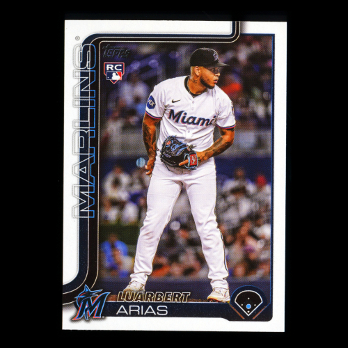 Luarbert Arias RC 2025 Topps Update Rookie Marlins