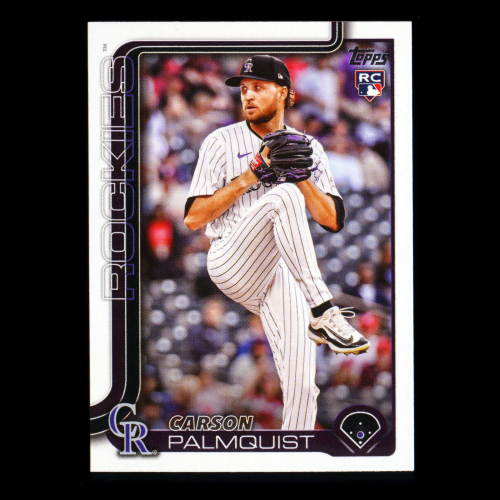 Carson Palmquist RC 2025 Topps Update Rookie Rockies
