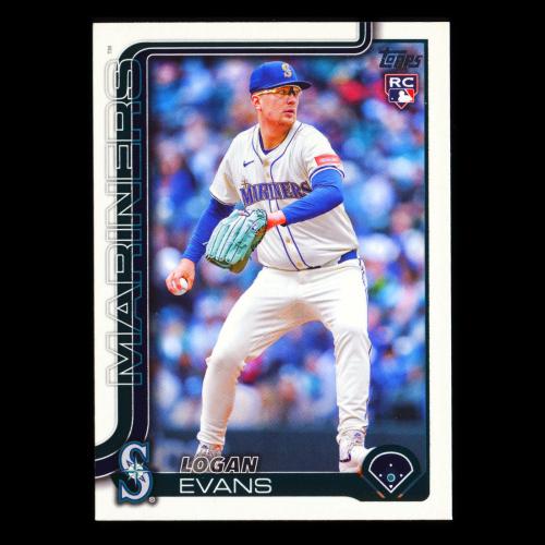 Logan Evans RC 2025 Topps Update Rookie Mariners