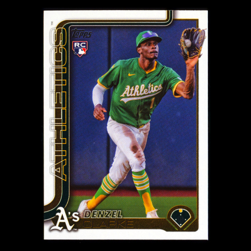Denzel Clarke RC 2025 Topps Update Rookie Athletics