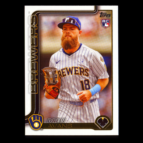 Drew Avans RC 2025 Topps Update Rookie Brewers