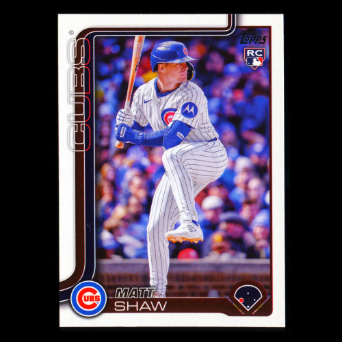 Matt Shaw RC 2025 Topps Update Rookie Cubs