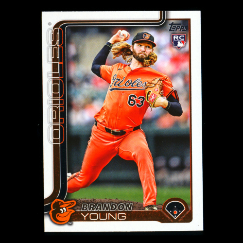 Brandon Young RC 2025 Topps Update Rookie Orioles