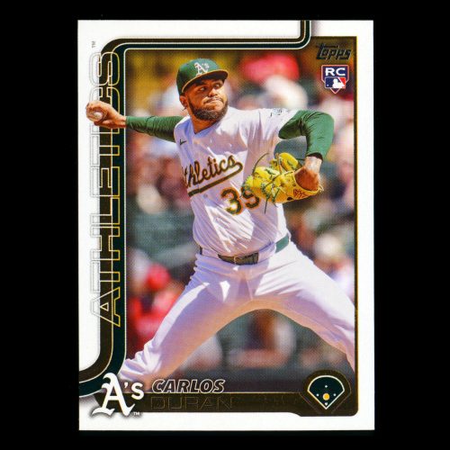 Carlos Duran RC 2025 Topps Update Rookie Athletics