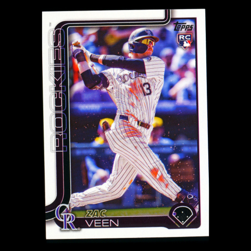 Zac Veen RC 2025 Topps Update Rookie Rockies