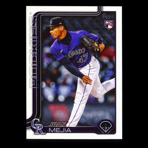 Juan Mejia RC 2025 Topps Update Rookie Rockies