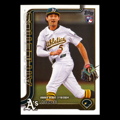 Jacob Wilson 2025 Topps Update Rookie Debut Athletics