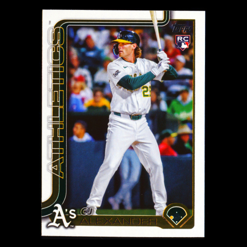 CJ Alexander RC 2025 Topps Update Rookie Athletics