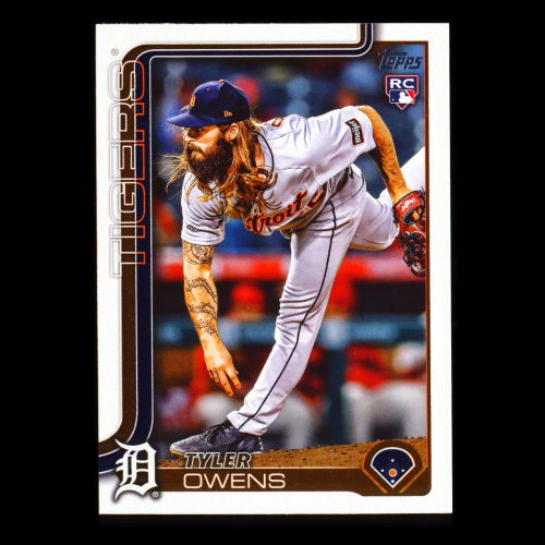 Tyler Owens RC 2025 Topps Update Rookie Tigers
