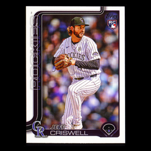 Jeff Criswell RC 2025 Topps Update Rookie Rockies