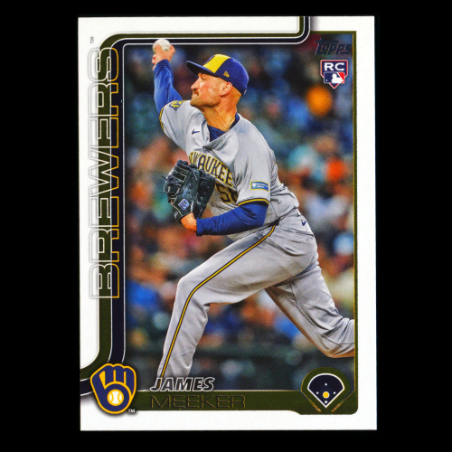 James Meeker RC 2025 Topps Update Rookie Brewers