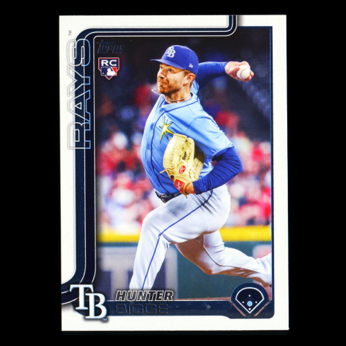 Hunter Bigge RC 2025 Topps Update Rookie Rays
