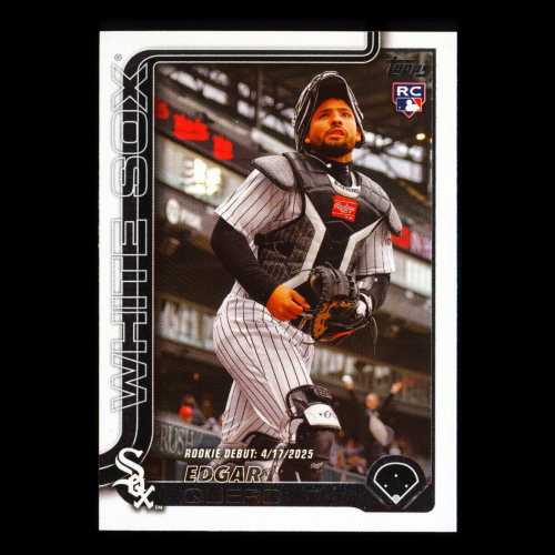 Edgar Quero 2025 Topps Update Rookie Debut White Sox