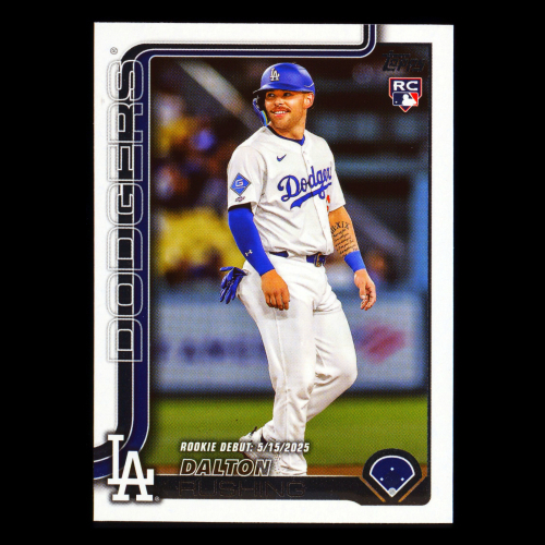 Dalton Rushing 2025 Topps Update Rookie Debut Dodgers