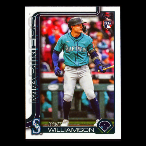 Ben Williamson RC 2025 Topps Update Rookie Mariners