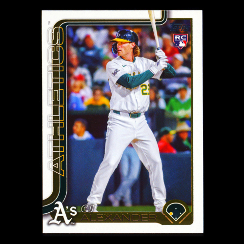 CJ Alexander RC 2025 Topps Update Rookie Athletics