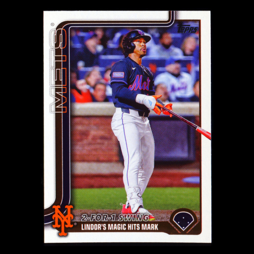 Francisco Lindor 2025 Topps Update Checklist Mets