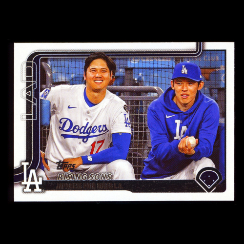 Shohei Ohtani - Roki Sasaki 2025 Topps Update Veteran Combos Dodgers