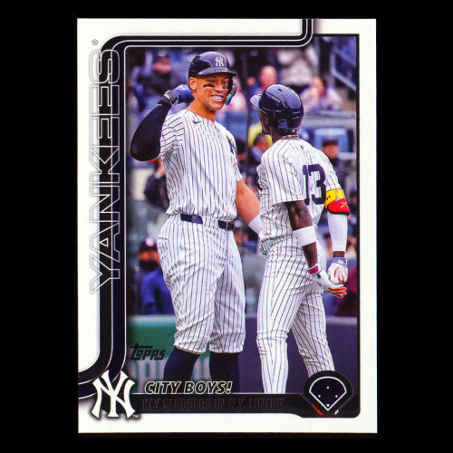 Aaron Judge - Jazz Chisholm Jr. 2025 Topps Update Veteran Combos Yankees