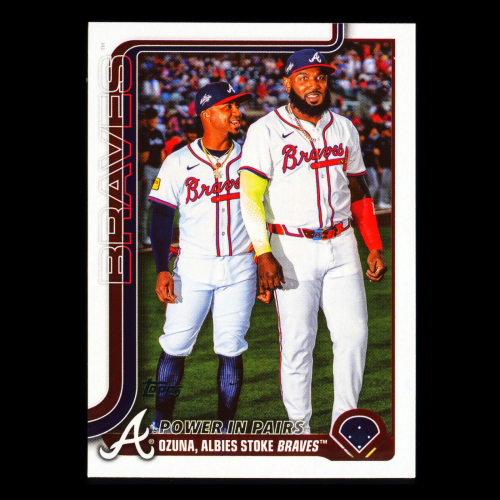 Marcell Ozuna - Ozzie Albies 2025 Topps Update Veteran Combos Braves