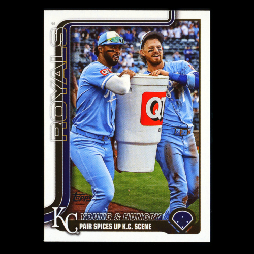 MJ Melendez - Bobby Witt Jr. 2025 Topps Update Veteran Combos Royals