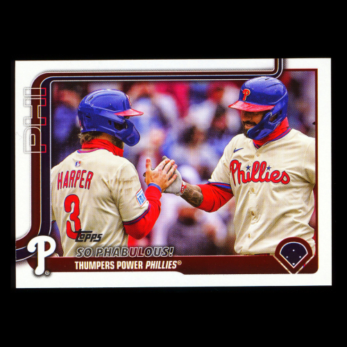 Bryce Harper - Nick Castellanos 2025 Topps Update Veteran Combos Phillies