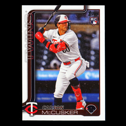 Carson McCusker RC 2025 Topps Update Rookie Twins