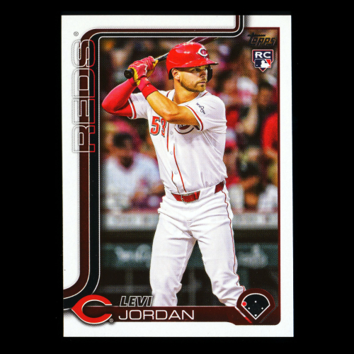 Levi Jordan RC 2025 Topps Update Rookie Reds