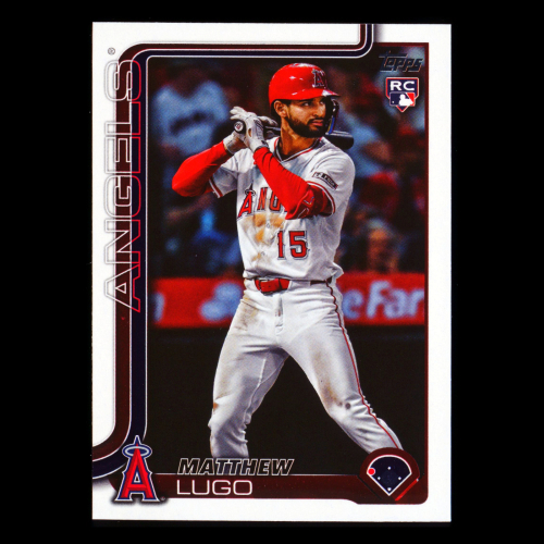 Matthew Lugo RC 2025 Topps Update Rookie Angels