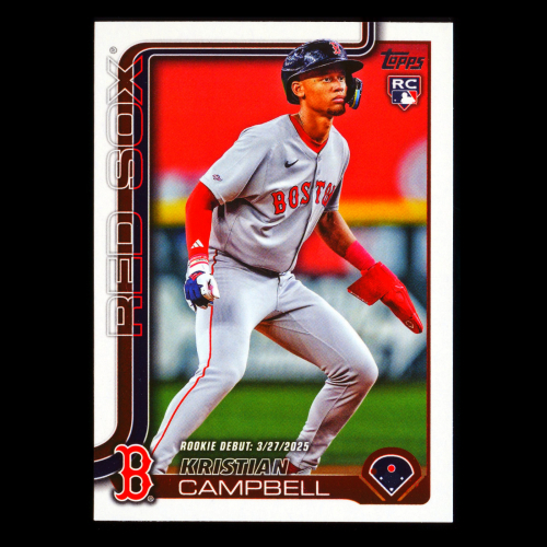 Kristian Campbell 2025 Topps Update Rookie Debut Red Sox