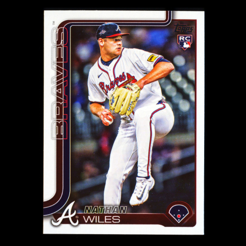 Nathan Wiles RC 2025 Topps Update Rookie Braves