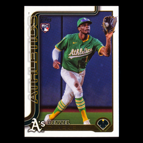 Denzel Clarke RC 2025 Topps Update Rookie Athletics