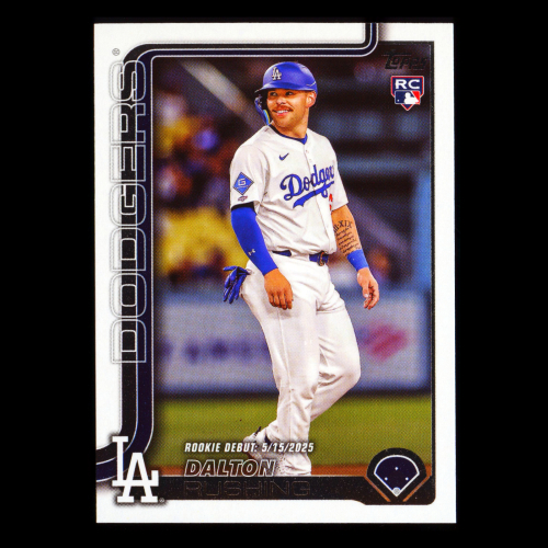 Dalton Rushing 2025 Topps Update Rookie Debut Dodgers