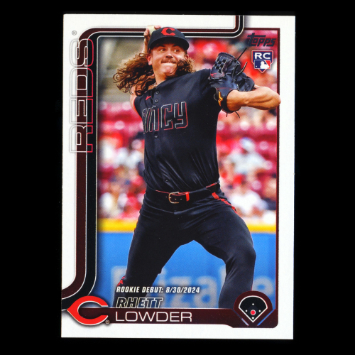 Rhett Lowder 2025 Topps Update Rookie Debut Reds