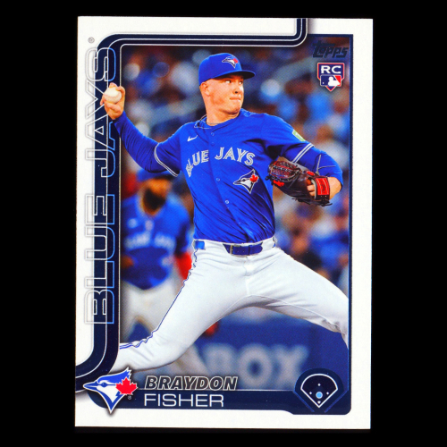 Braydon Fisher RC 2025 Topps Update Rookie Blue Jays