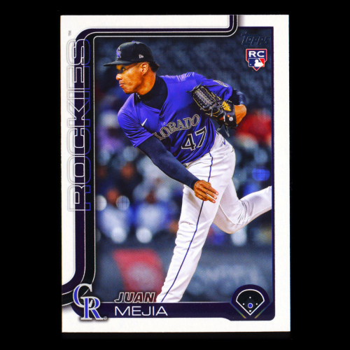 Juan Mejia RC 2025 Topps Update Rookie Rockies