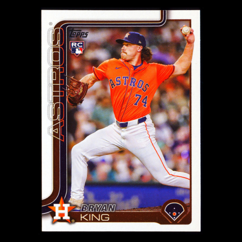 Bryan King RC 2025 Topps Update Rookie Astros