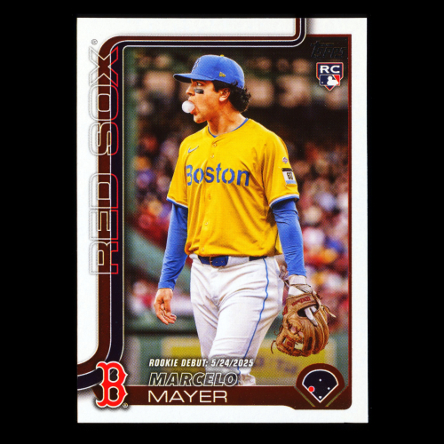 Marcelo Mayer 2025 Topps Update Rookie Debut Red Sox