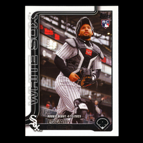 Edgar Quero 2025 Topps Update Rookie Debut White Sox