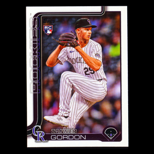 Tanner Gordon RC 2025 Topps Update Rookie Rockies