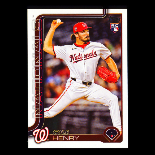 Cole Henry RC 2025 Topps Update Rookie Nationals