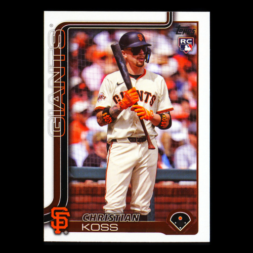 Christian Koss RC 2025 Topps Update Rookie Giants