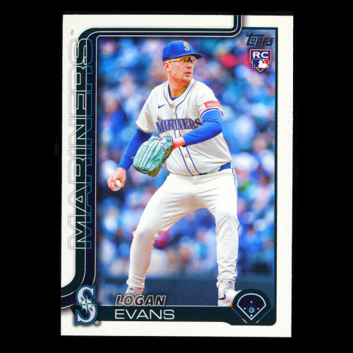 Logan Evans RC 2025 Topps Update Rookie Mariners