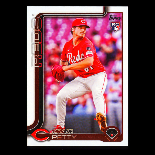 Chase Petty RC 2025 Topps Update Rookie Reds